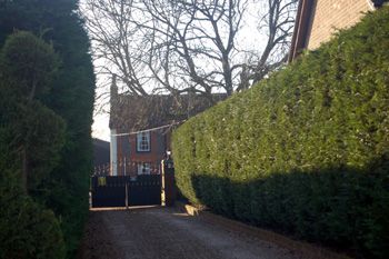 Old Farm seen from Station Road December 2008